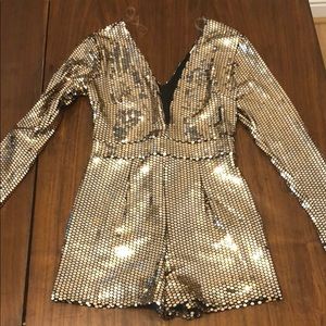 Gold Romper